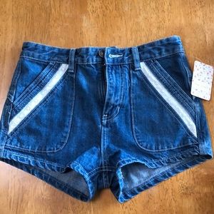 Free People Denim Shorts